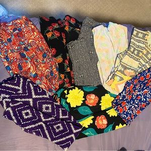 Lularoe OS Leggings - Good Condition